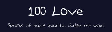 100 Love by Annie Cresta — Script Handwritten Font — thumbnail 2