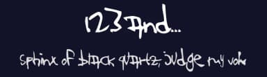 123 and... by MGM Designs — Script Handwritten Font — thumbnail 2