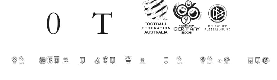 2006 Team by ArFonts — Dingbats Font — preview 1