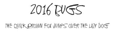 2016 Bugs by Juha Korhonen — Script Handwritten Font — thumbnail 1