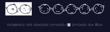 20 Faces — Dingbats Font — thumbnail 2