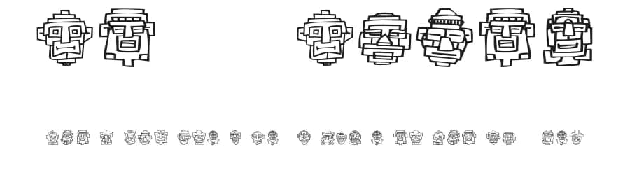 FE 20 Faces by Font Environment — Dingbats Font