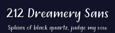 212 Dreamery Sans by 212 fonts — Script Handwritten Font — thumbnail 2