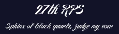 27th RPS by Melisa Gunawan — Script Handwritten Font — thumbnail 2
