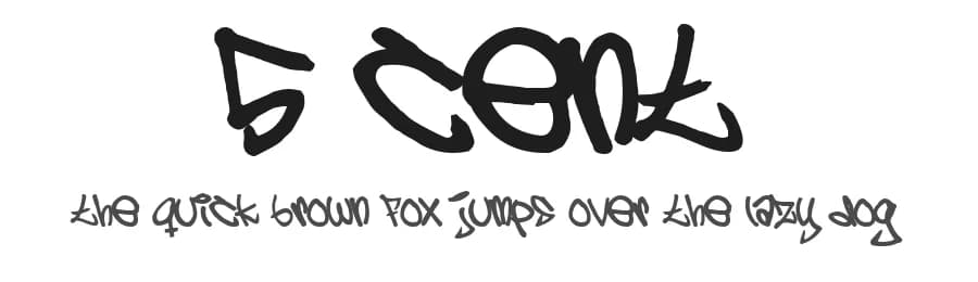 5 Cent by Johan Waldenström — Script Handwritten Font