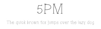 5PM by Tami Vu — Script Handwritten Font — thumbnail 1