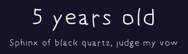 5 years old by Peax Webdesign — Script Handwritten Font — thumbnail 2