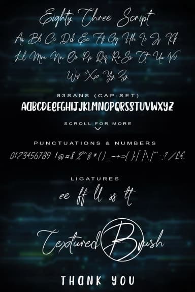 83 Script Font by beeart009 — Script Handwritten Font — thumbnail 6