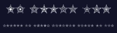90 Stars BRK by Ænigma — Dingbats Font — thumbnail 2