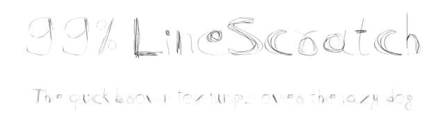 99% LineScratch by Habib Shaikh — Script Handwritten Font