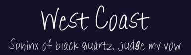 West Coast by FontPanda — Script Handwritten Font — thumbnail 2