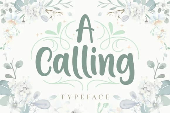 A Calling Font by Rifki (7ntypes) — Script Handwritten Font