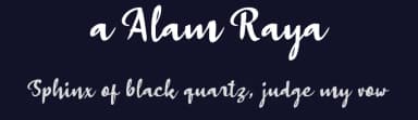 a Alam Raya by wepfont.com — Script Handwritten Font — thumbnail 2