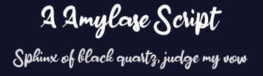 A Amylase Script by wepfont.com — Script Handwritten Font — thumbnail 2