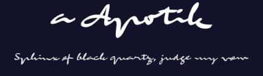 a Apotik by wepfont.com — Script Handwritten Font — thumbnail 2