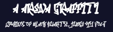A Arena Graffiti by wepfont.com — Script Handwritten Font — thumbnail 2