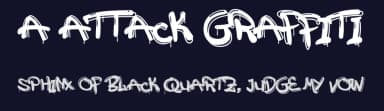 a Attack Graffiti by wepfont.com — Script Handwritten Font — thumbnail 2