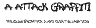a Attack Graffiti by wepfont.com — Script Handwritten Font — thumbnail 1