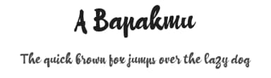A Bapakmu by wepfont.com — Script Handwritten Font — thumbnail 1