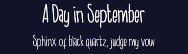 A Day in September by Marsnev — Script Handwritten Font — thumbnail 2