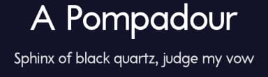 A Pompadour by Ana — Sans Serif Font — thumbnail 2
