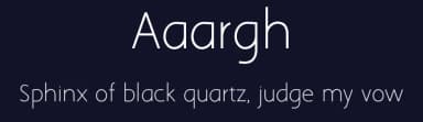 Aaargh by Tup Wanders — Sans Serif Font — thumbnail 2