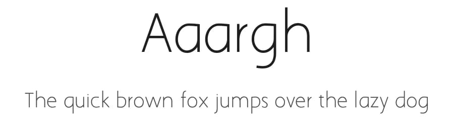 Aaargh by Tup Wanders — Sans Serif Font