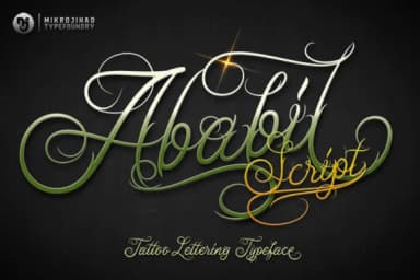 Ababil Script Full Font by Mikrojihad Typefounder — Script Handwritten Font — thumbnail 1