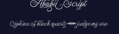 Ababil Script by Mikrojihad Typography — Script Handwritten Font — thumbnail 2