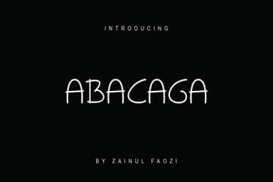 Abacaga Font by Patuh Karya — Script Handwritten Font — thumbnail 1
