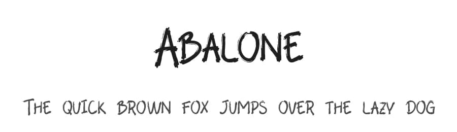 Abalone by Rochart Studio — Script Handwritten Font