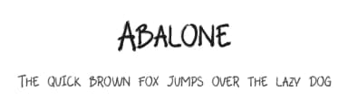Abalone by Rochart Studio — Script Handwritten Font — thumbnail 1