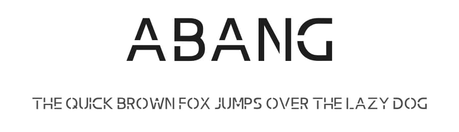 Abang by Graphicfresh — Sans Serif Font