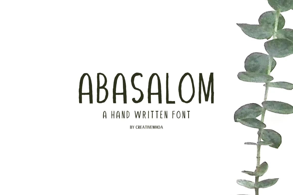 Abasalom Font by creativetacos — Script Handwritten Font