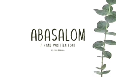 Abasalom Font by creativetacos — Script Handwritten Font — thumbnail 1