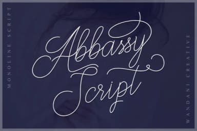 Abbassy Script Font by Beautypes — Script Handwritten Font — thumbnail 1