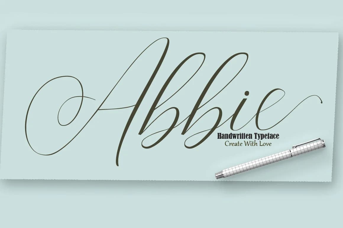 Abbie Font by joelpopon — Script Handwritten Font