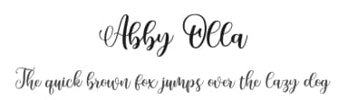 Abby Olla by Andrimada Creative — Script Handwritten Font — thumbnail 1