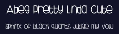 Abeg Pretty Linda Cute by Ohab Tbj — Script Handwritten Font — thumbnail 2