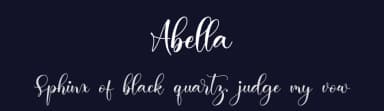 Abella by NanaNissa — Script Handwritten Font — thumbnail 2