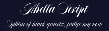 Abella Script by Joelmaker — Script Handwritten Font — thumbnail 2