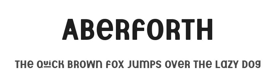 Aberforth by Brittney Murphy Design — Sans Serif Font