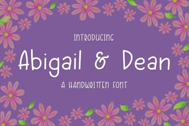Abigail & Dean Font by Kristy Hatswell — Script Handwritten Font — thumbnail 1