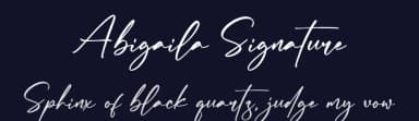 Abigaila Signature by Letterena Studios — Script Handwritten Font — thumbnail 2
