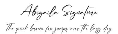 Abigaila Signature by Letterena Studios — Script Handwritten Font — thumbnail 1