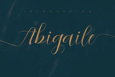 Abigaile Script Font by JumboDesign — Script Handwritten Font — thumbnail 5