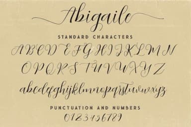 Abigaile Script Font by JumboDesign — Script Handwritten Font — thumbnail 6