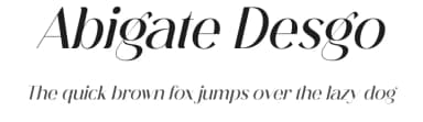 Abigate Desgo by Storytype Studio — Sans Serif Font — thumbnail 1