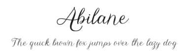Abilane by Typefactoryco — Script Handwritten Font — thumbnail 1