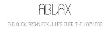 Ablax by Adrien Kerros — Sans Serif Font — thumbnail 1